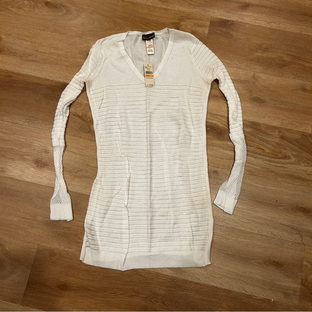 Tommy Bahama White V-Neck Swim Cover Up